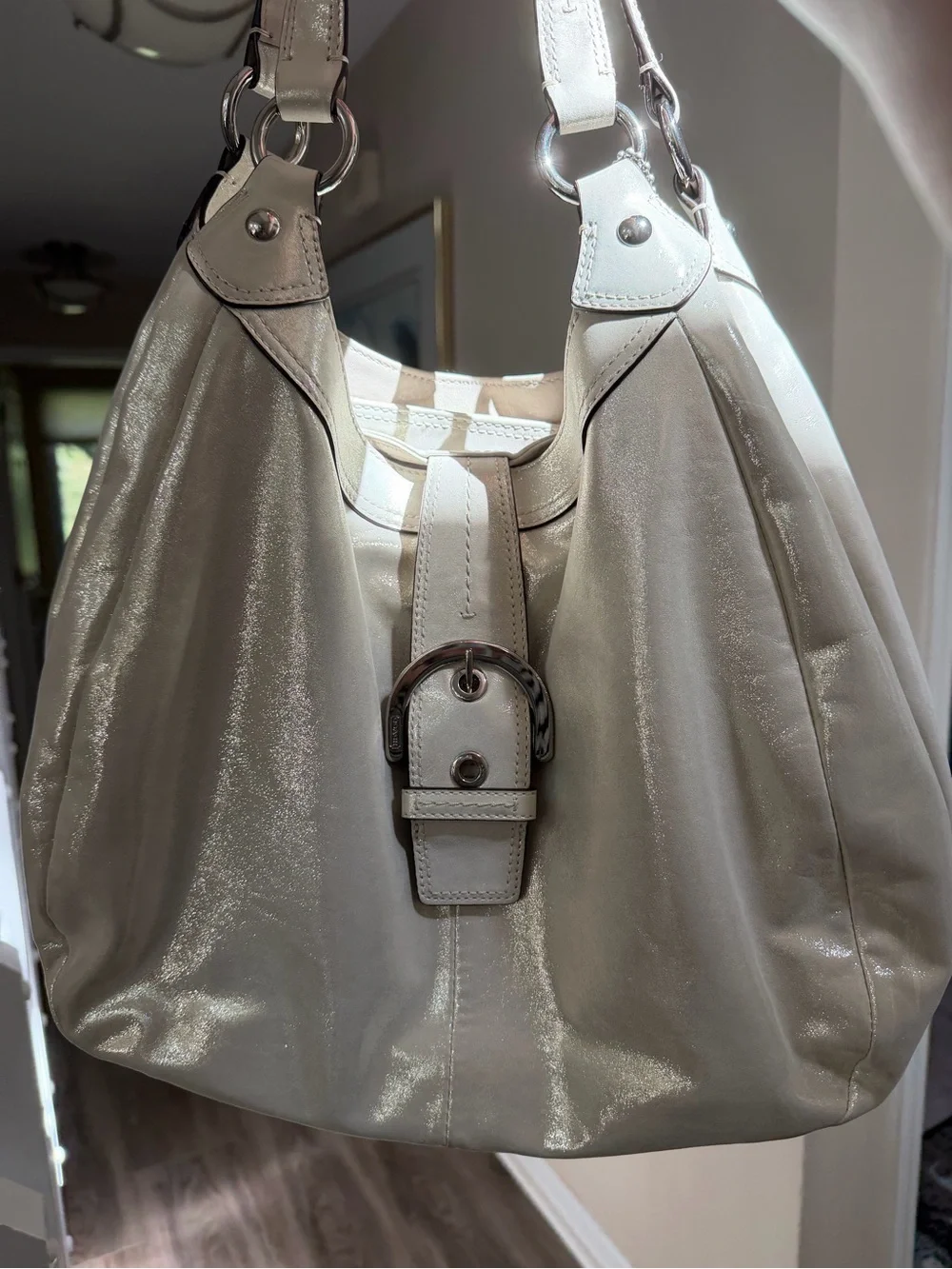Coach shiny metallic